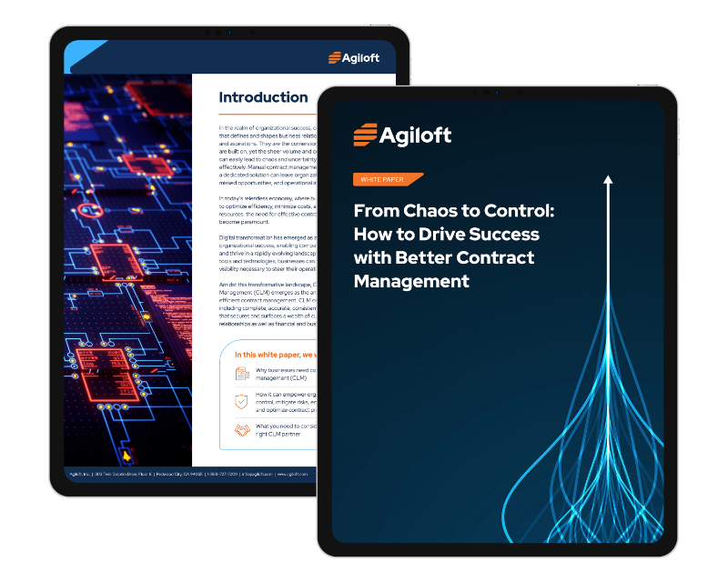 Snapshot of How to Drive Success with  Better Contract Management eBook